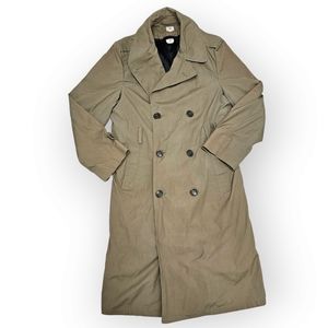 USMC Trench Coat Vintage 1980s Size 36R Rain Coat